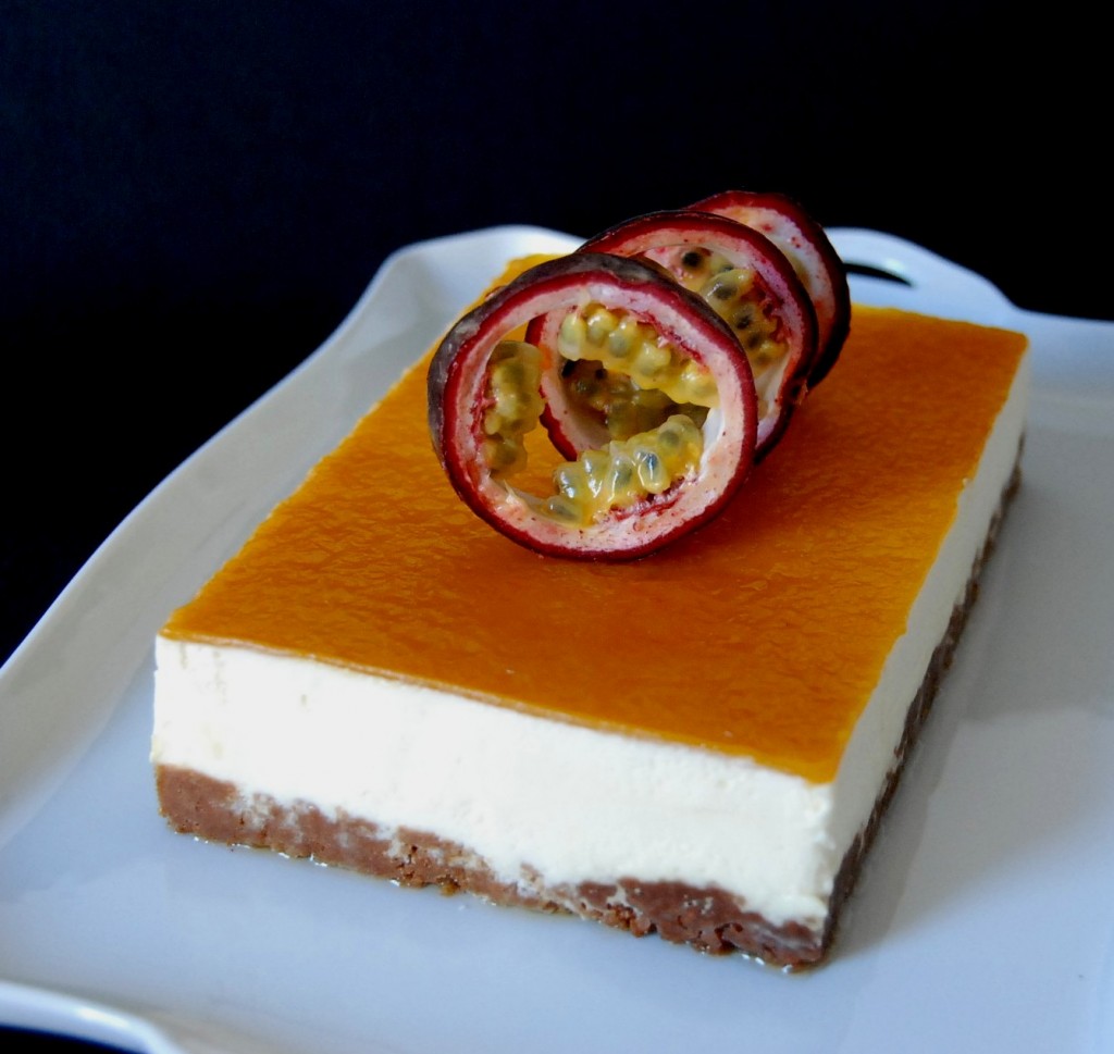 Entremet speculos chocolat blanc passion.html